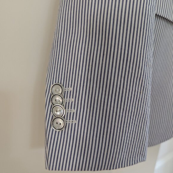 Brooks Brothers Stellita Fit Seersucker Blazer - Picture 5 of 13